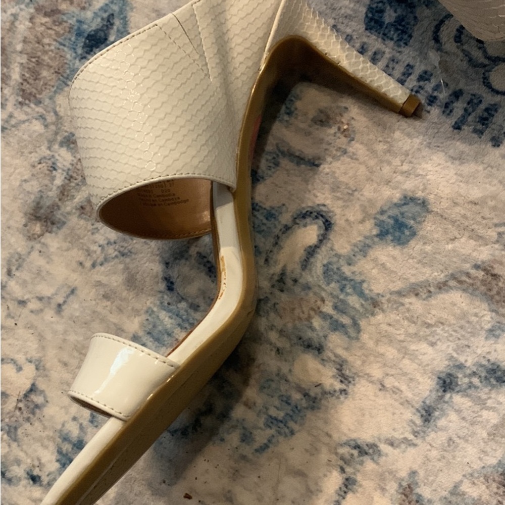 Calvin Klein Cream High Heel Sandals